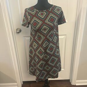 Aztec Print LulaRoe Carly Dress
